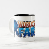 世界一の農家 ツートーンマグカップ (正面左)