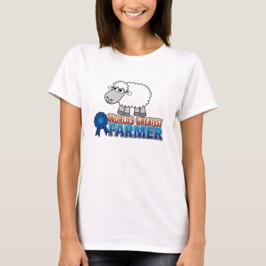 世界一の農家 Tシャツ (正面)