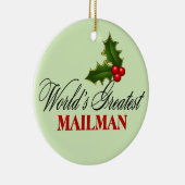 世界一の郵便配達員 セラミックオーナメント (右)