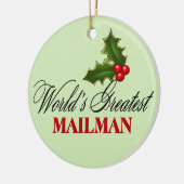 世界一の郵便配達員 セラミックオーナメント (左)