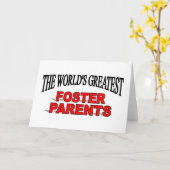 世界一の里親 カード (黄色い花)