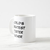 「世界一の里親」マグカップ コーヒーマグカップ (正面左)