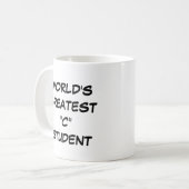 "世界一の"C"の学生"マグカップ コーヒーマグカップ (正面左)