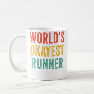 世界一まあまあなランナー ジョギングジョーク コーヒーマグカップ