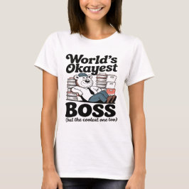 世界一まあまあな上司 国際上司の日 Tシャツ