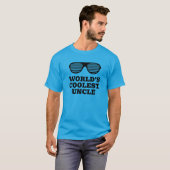 世界一カッコイイおじさん ふざけたサングラス Tシャツ (正面フル)