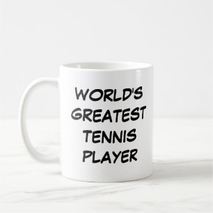 「世界一テニス選手」マグカップ コーヒーマグカップ