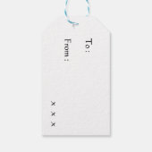 世界一パパ父の日の贈り物ラベル ギフトタグ (裏面)