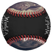 世界一パーソナライズされたの犬ママ母の日 ソフトボール (裏面)