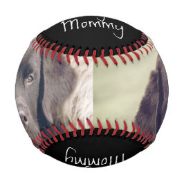 世界一パーソナライズされたの犬ママ母の日 野球ボール