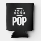 世界一ポップ・アートの お父さんのおじいちゃんギフト 缶クーラー (正面)