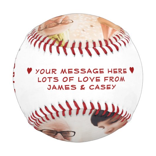 世界一モダンのグランドパ2枚写真 野球ボール (裏面)