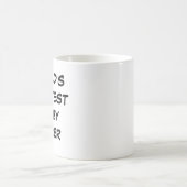 「世界一ラグビー選手」マグカップ コーヒーマグカップ (中央)
