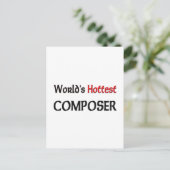 世界一人気の作曲家 ポストカード (スタンド正面)