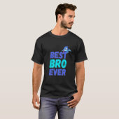 世界一偉大なお兄さんだね ダイナミック Tシャツ (正面フル)