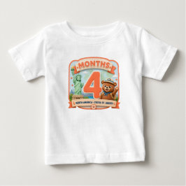世界一周の4か月 ベビーTシャツ