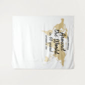 世界一周 テーマ 世界地図 世界旅行 背景 タペストリー (正面(横))