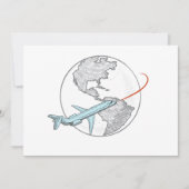 世界一周 招待状 (正面)