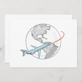 世界一周 招待状 (正面/裏面)