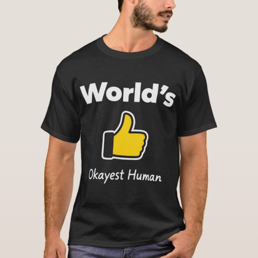 世界一普通な人間 Tシャツ (正面)