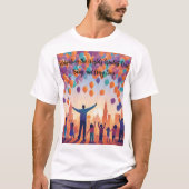 世界一祝のパパ Tシャツ (正面)