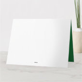 世界一背の高いレプラカウン 面白いアイルランドのユーモア カード (裏面)