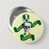 世界一高いレプレシャン・セント・パトリックの日 缶バッジ (正面&裏面)