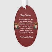 世界中からクリスマスを楽しむ オーナメント (正面)