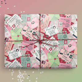 世界中からサンタへのクリスマスレター ラッピングペーパー
