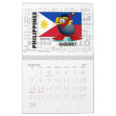 世界中から挨拶して下さい カレンダー (2月 2027)