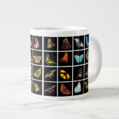 世界中から集まった蝶 ジャンボコーヒーマグカップ (正面右)