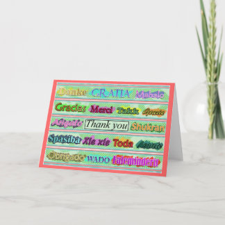 世界中から""ありがとう サンキューカード