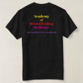 世界中でより健康的な生活のためのABM Tシャツ (デザイン裏面)