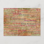 世界中でクリスマスを楽しむ シーズンポストカード (正面)