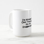 世界中で有名です コーヒーマグカップ (正面左)