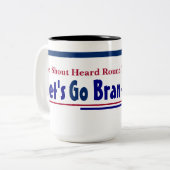 世界中で聞いた叫び声ブランドンT行こう ツートーンマグカップ (正面左)