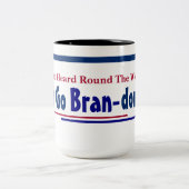 世界中で聞いた叫び声ブランドンT行こう ツートーンマグカップ (中央)