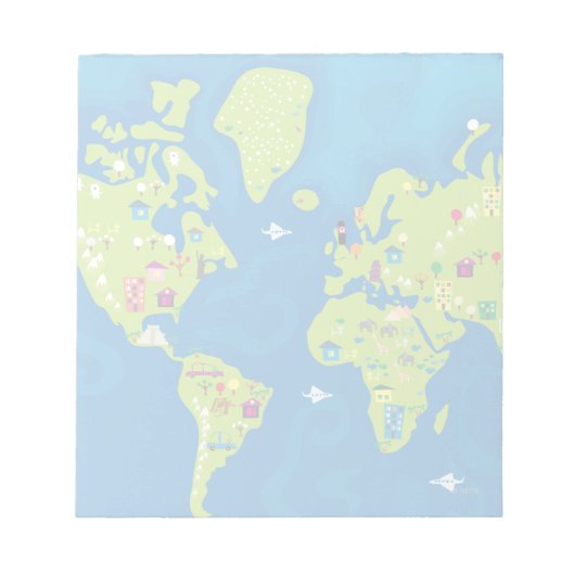 世界中で ノートパッド (正面)