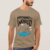 世界中で |旅行 Tシャツ (正面)