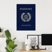 世界中で: passport ポスター (ホームオフィス)