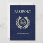世界中で： passport 招待状 (正面)