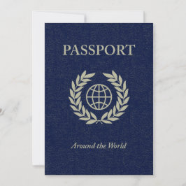世界中で： passport 招待状
