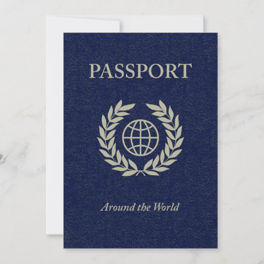 世界中で： passport 招待状 (正面)