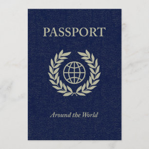 世界中で: passport 招待状