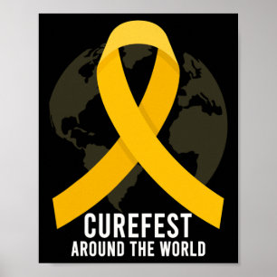 世界中でCurefest 小児がん啓発 ポスター
