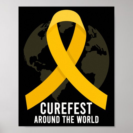 世界中でCurefest 小児がん啓発 ポスター (正面)