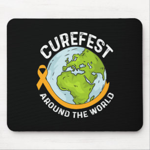 世界中でCurefest 小児がん啓発 マウスパッド