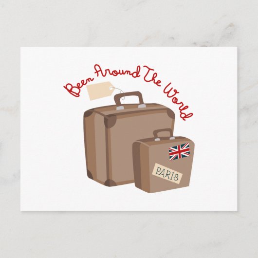 世界中に存在している ポストカード (正面)