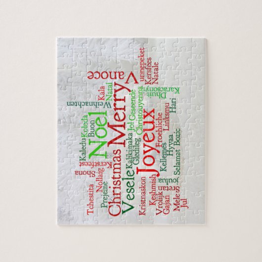 世界中のクリスマスのイベント ジグソーパズル (縦)