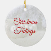 世界中のクリスマスのイベント セラミックオーナメント (裏面)